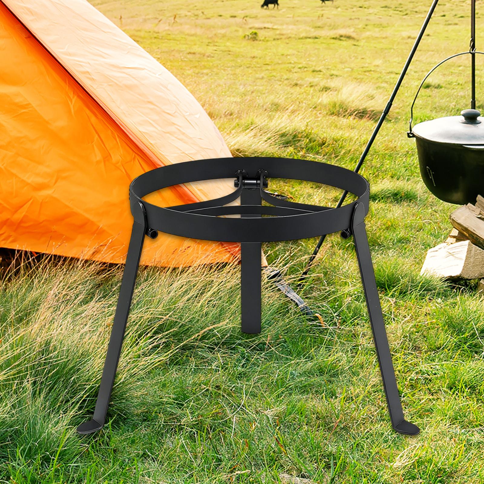 Kitchen Baking Rack - Foldable Cooking Campfire Tripod Iron Portable