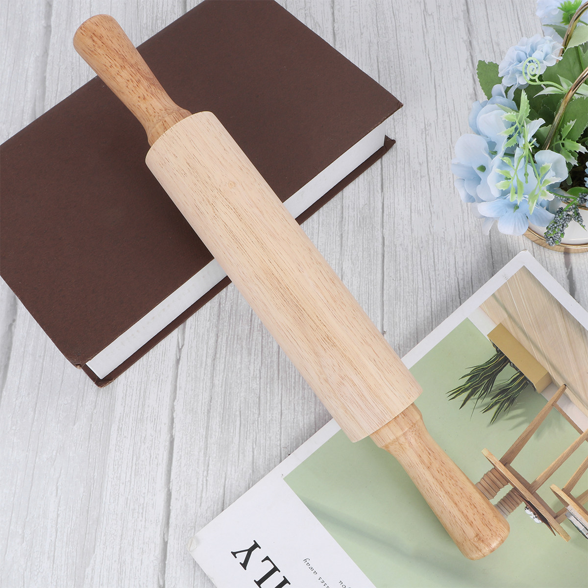 Premium Rubberwood Rolling Pin - Kitchen Roller Baking review and price
