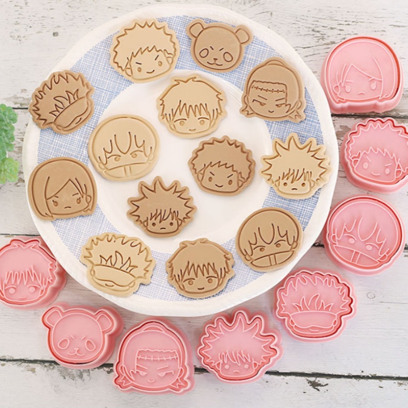 8pcs Jujutsu Kaisen Cake Cooki - Kitchen Kids Baking Set review and price