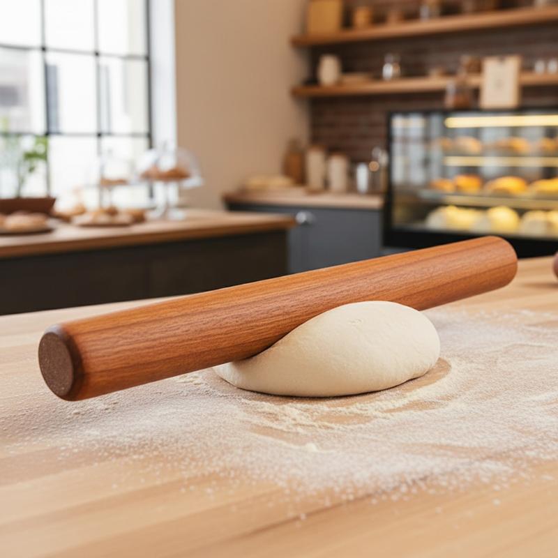 30cm Wooden Rolling Pin Dough  - Kitchen Roller Baking review and price