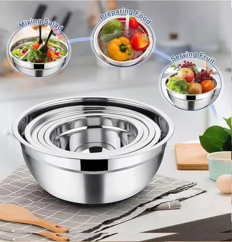 Thickened Stainless Steel Mixi - Baking Kitchen Set review and price