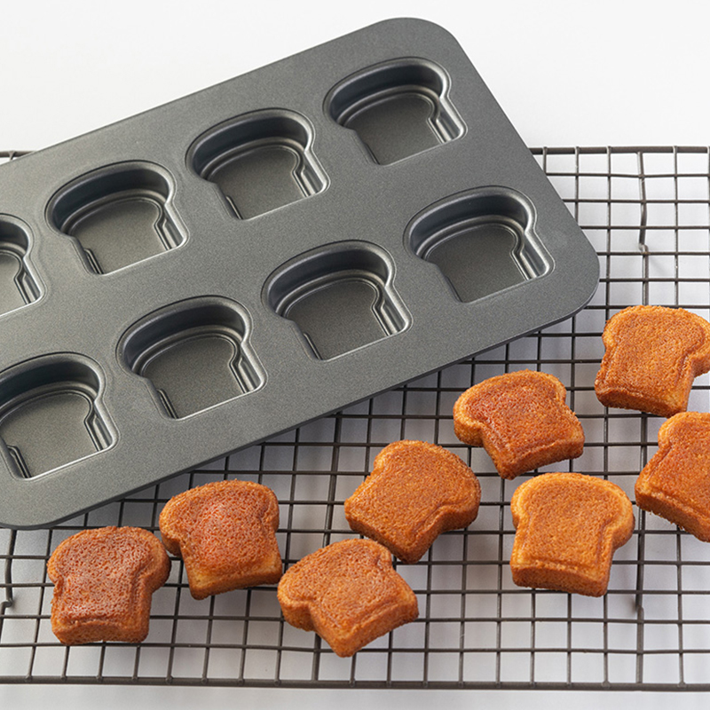 8 Cavity Toast Bread Pattern C - Baking Kitchen Set review and price
