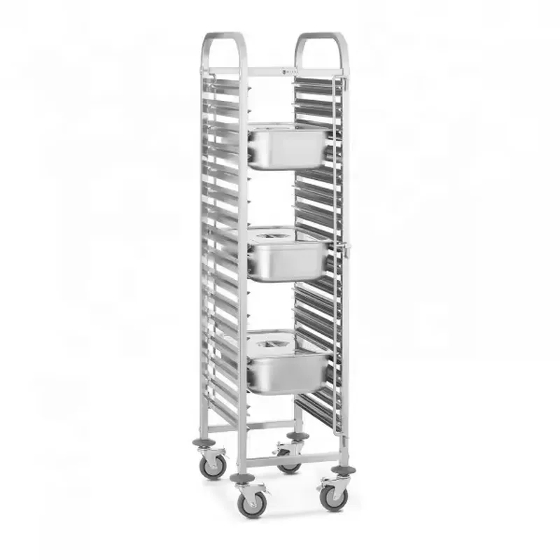 Stainless Steel Heavy-Duty 4-W - Kitchen Baking Cart review and price