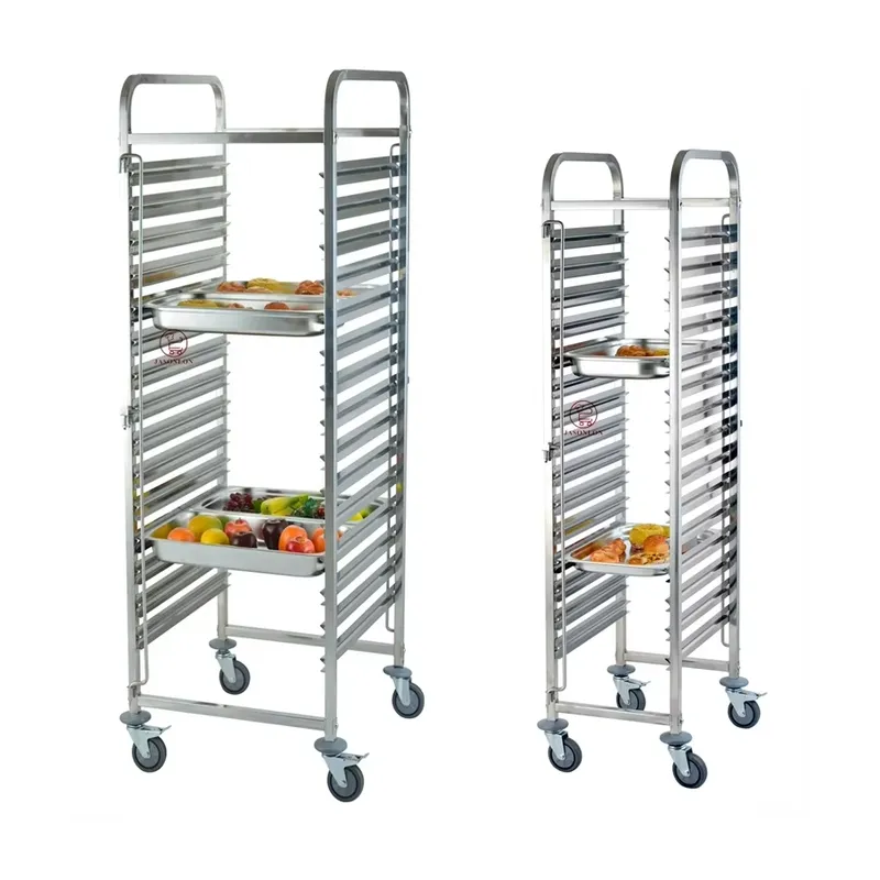 Stainless Steel Heavy-Duty 4-W - Kitchen Baking Cart review and price