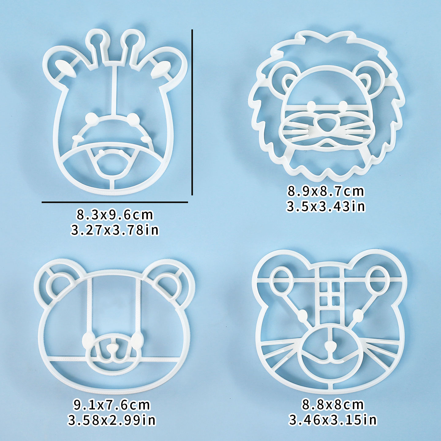 4 Pcs Animal Cookie Cutters Se - Baking Kitchen Set review and price