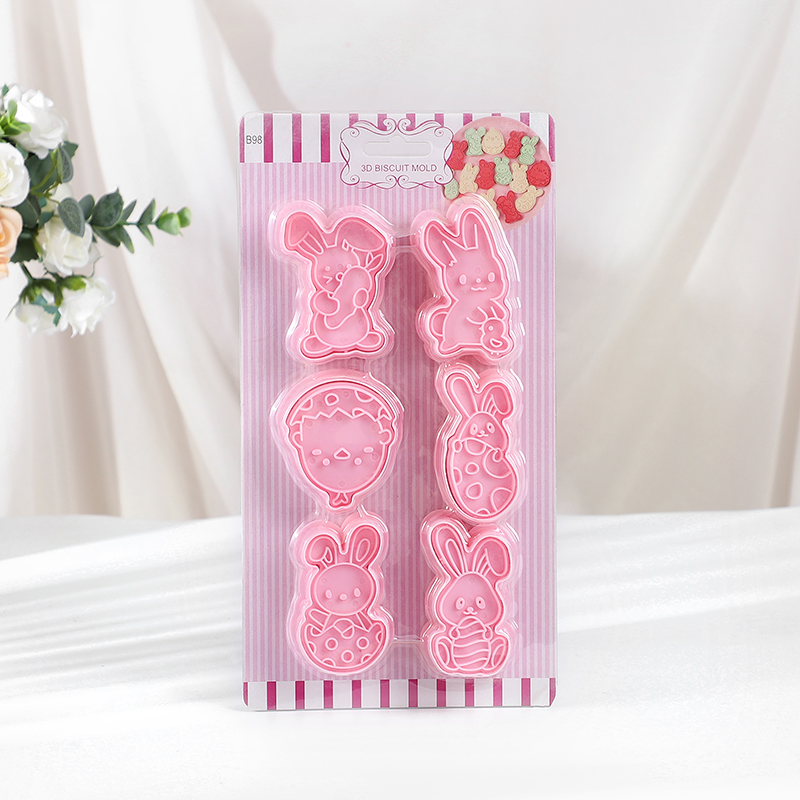 6pcs/Set Easter Bunny Cookie C - Baking Kitchen Set review and price