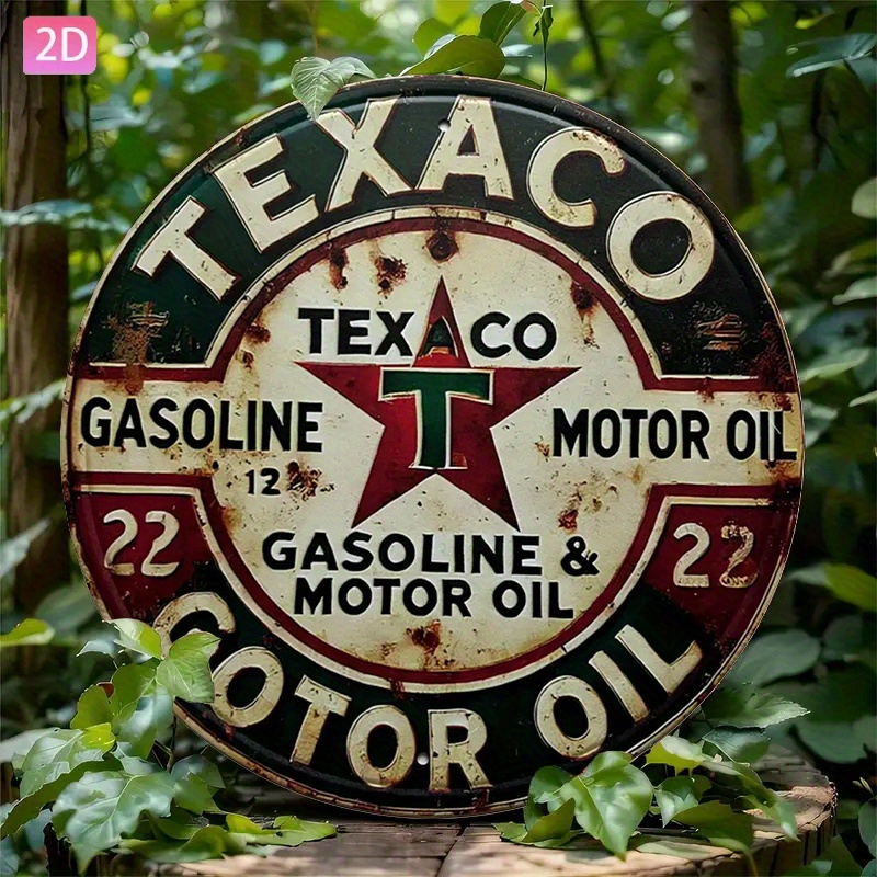 Vintage Texaco Oil Metal Sign— - Kitchen Uncle review and price